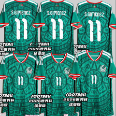 PLAYER VERSION Mexico Jerseys 2026 World Cup Soccer Jersey AVEGA RAUL J QUInONES HLOZANO Men 2026 2027 Football Shirts Uniforms E ALVAREZ Uniform