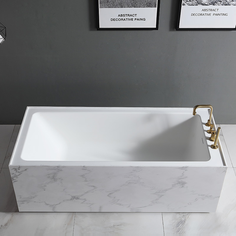 Rectangle Textured Stone Freestanding Artificial Stone Bathtub SW-6501 Rectangle Textured Stone Freestanding Artificial Stone Bathtub SW-6501