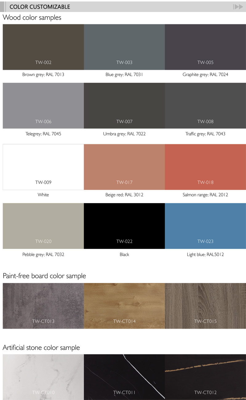 T&W Hanging Bathroom Cabinet Color customization T&W Hanging Bathroom Cabinet Color customization