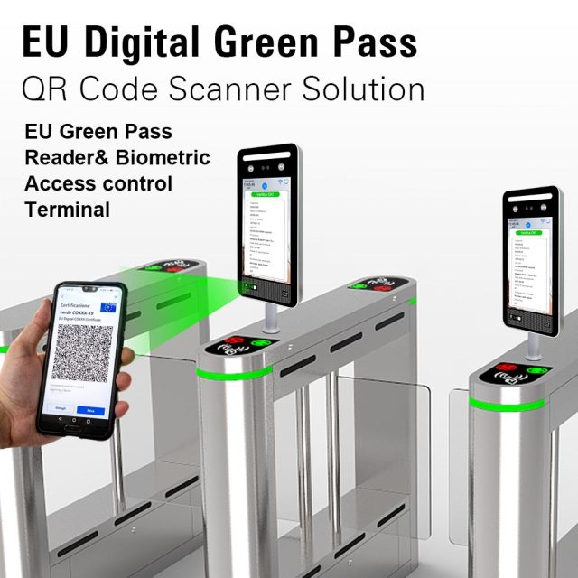 TM-GP08LN EU digital green pass qr code+Temperature Detection Face Recognition Terminal