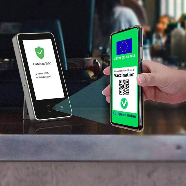 TM-GPLite EU digital green pass qr code scanner