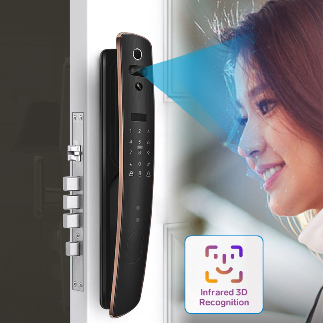 TM-A8 Tuya Wifi 3D Face&Fingprint door lock