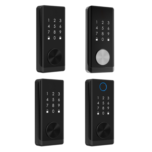 TM-D2 Security Mobile TTLock APP Fingerprint Deadbolt Digital Keyless Smart Door Locks