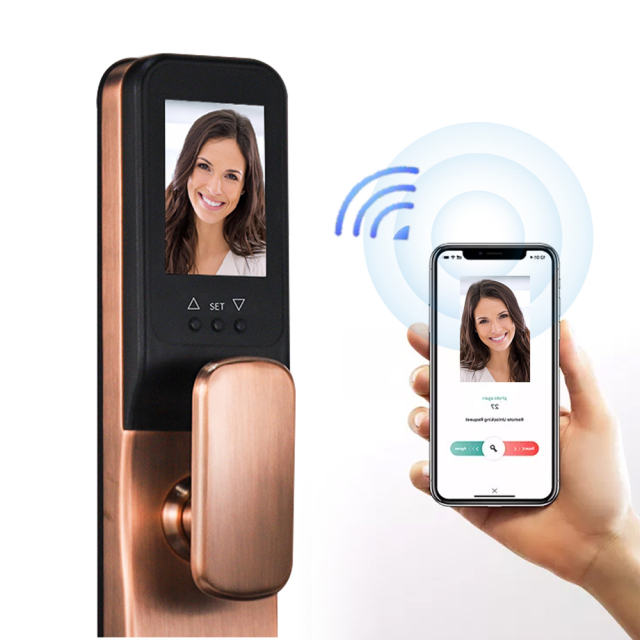 TM-A8 Tuya Wifi 3D Face&Fingprint door lock