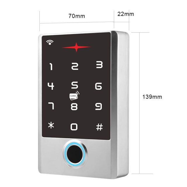 TM-TF3 TUYA IP68 waterproof metal fingerprint access control