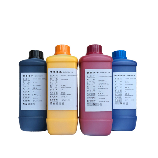 China TUHUI good quality CMYK 4 color eco sovent printer ink for DX5/DX7/TX800/XP600 printhead