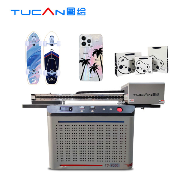 Automatic 9060 large format uv printer PVC Card Bottle Golf Desktop Led UV dtf Flatbed Printer