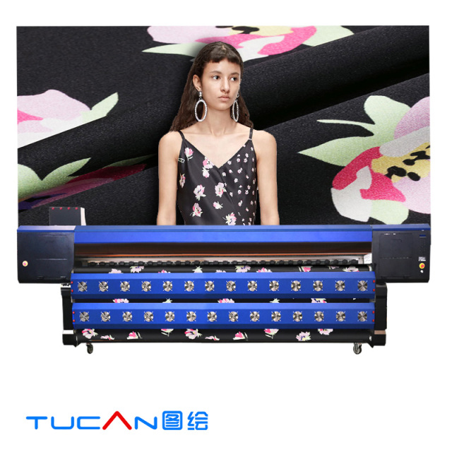 3.2m 8pcs 4720 Printhead Textile Sublimation Printer Heat Transfer Paper Printing Machine Dye Sublimation Printer