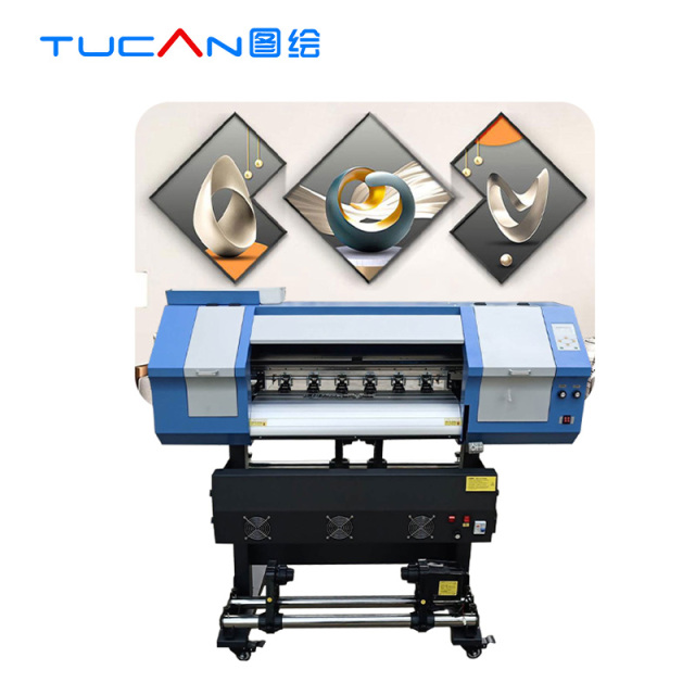 24 inch small eco solvent printer 60cm print width Heat transfer printer flex printing machine