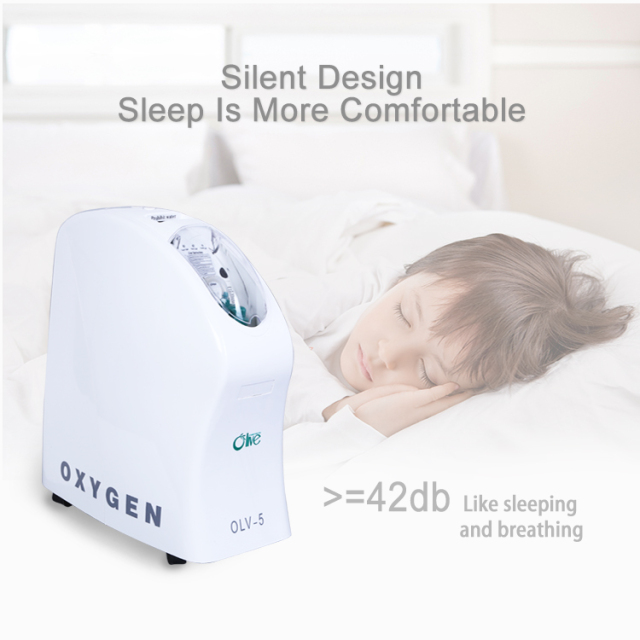 Small Home Oxygen Concentrator Portable Oxygen Breathing Machine For Pneumonia Patients