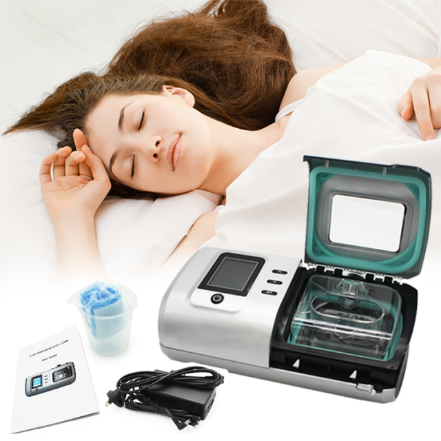 Travel-Friendly Portable CPAP Machine With Humidifier and SD Card for Sleep Apnea