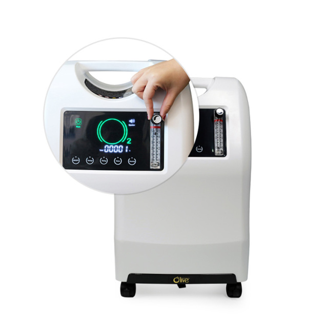 Máquina concentradora de oxígeno para el hogar Respironics 5-10L de grado médico verde oliva