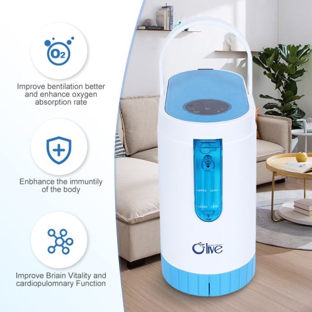 LED Display Portable O2 Generator High Purity 5L Oxygen Concentrator