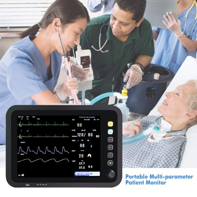 Monitor In Hospital Patient Monitoring Nibp Monitors System Multiparameter Monitor