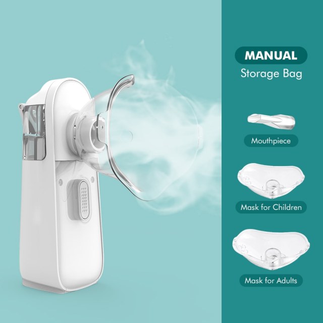 New Upgrade Inhaler Nebulizer Machine Mini Handheld Rechargeable Portable Nebulizador
