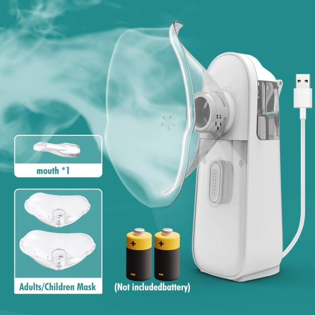 Nuevo Máquina Nebulizadora inhaladora mejorada, Mini Nebulizador portátil recargable