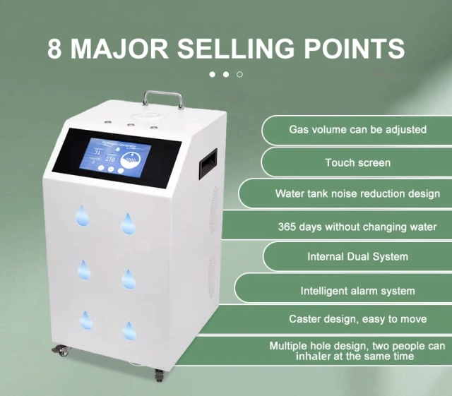 3000ML-4200ML High Flow Hydrogen Breathing Machine Best H2 Molecular Hydrogen Inhalation Machine