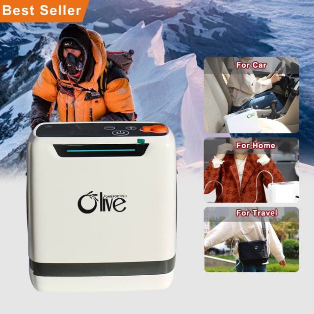 2024 5L Mountain High Oxygen Systems Mini Portable Rechargeable Pulse Oxygene Concentrator For Mountain Climbing