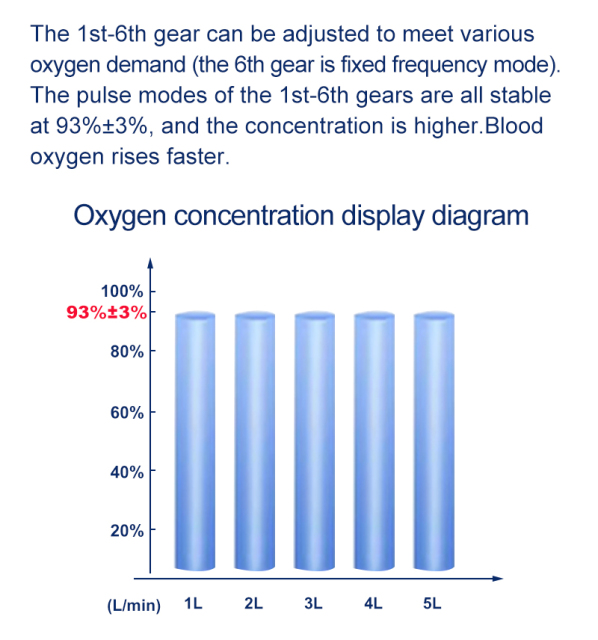 2024 5L Continuous Flow Portable Battery Pulse Oxygen Concentrator With Bag Use In Car, Outdoor