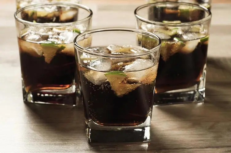 Iced cold coffee