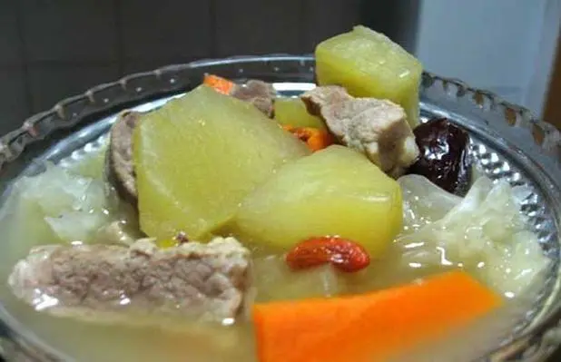 Yacon pork rib sou
