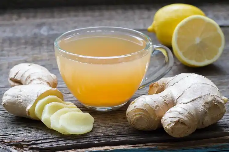 Lemon ginger water