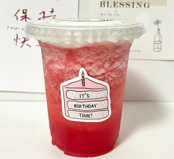Cheese watermelon jasmine fruit tea
