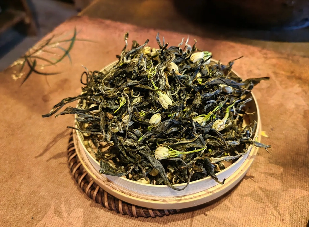Overview of the production process of jasmine tea