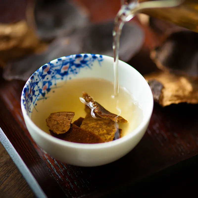 Orange peel tea