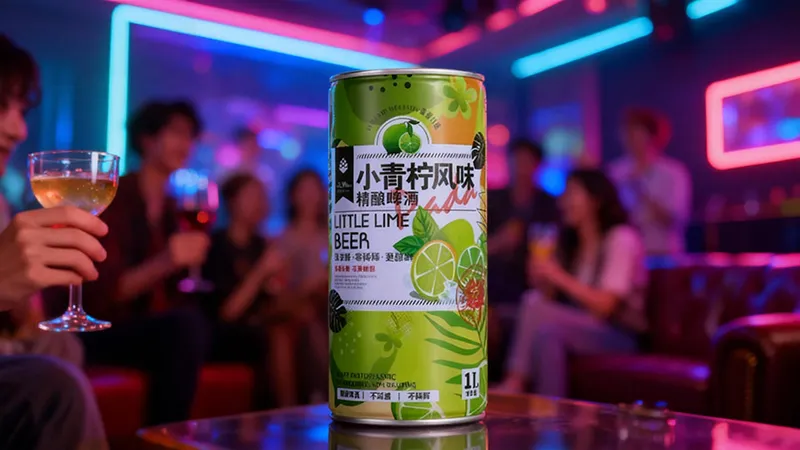 1L ZhenXi Fresh Lime Double Fermentation Craft Beer