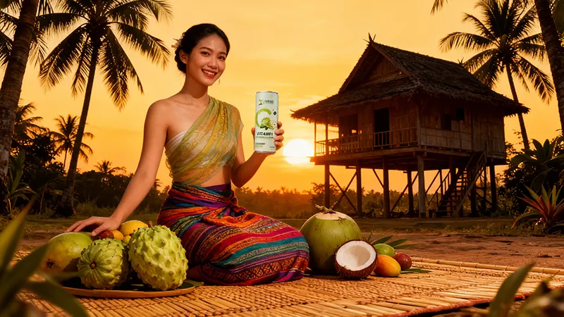 Southeast Asians love to drink Water Soluble Vitamin C Drink Soursop Flavor