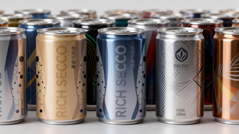 200ml sleek aluminum beverage cans for bulk supply
