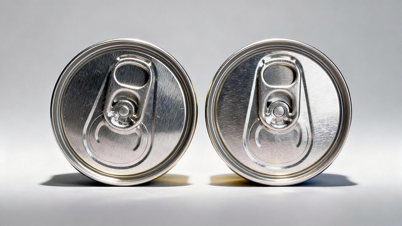 200ml sleek aluminum beverage can with easy open lid