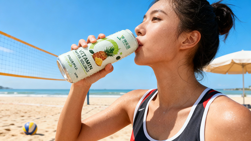 ZhenXi 355ml Water Soluble Vitamin C Drink Pineapple Flavor - OEM Vitamin Energy Drink Manufacturer