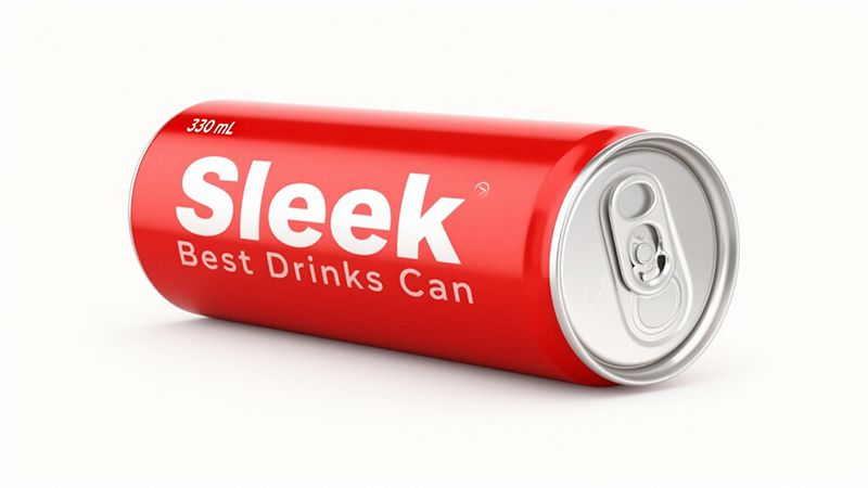 sleek 330ml aluminum can with 202 SOT lid