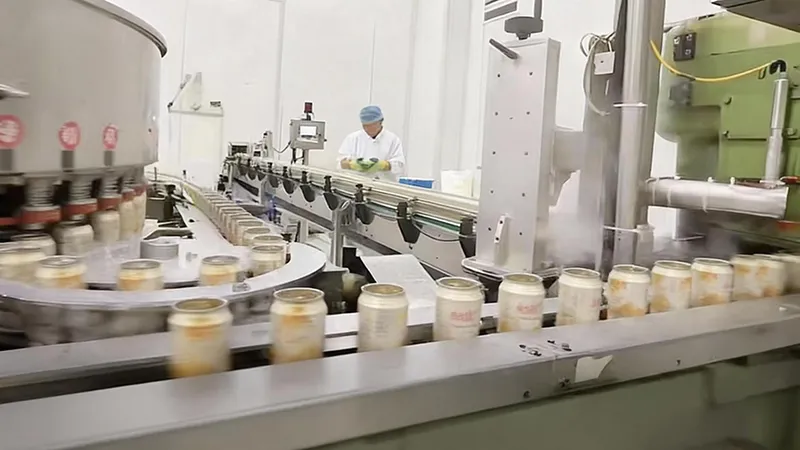 custom oat milk OEM manufacturing aluminum cans