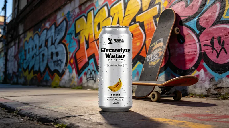 ZhenXi 500ml Banana Flavor Canned Electrolyte Energy Drink in Nanocrystalline Aluminum Can