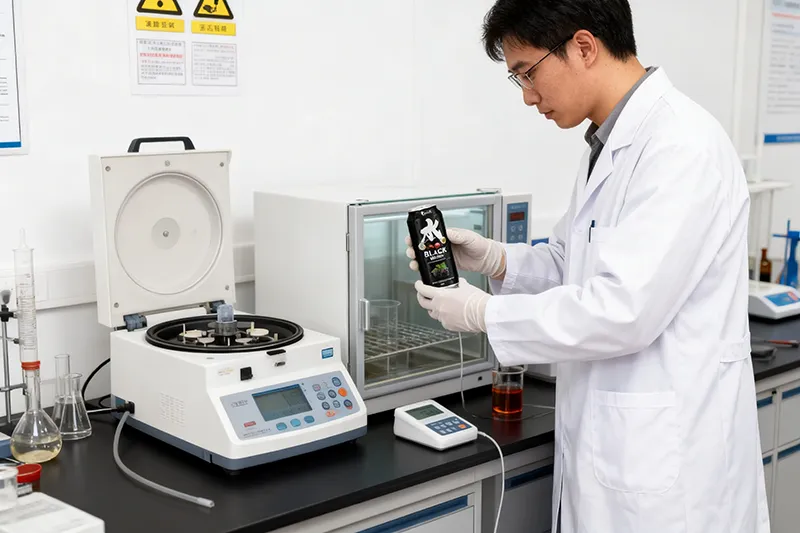 Quality control and shelf-life testing for private label energy drinks