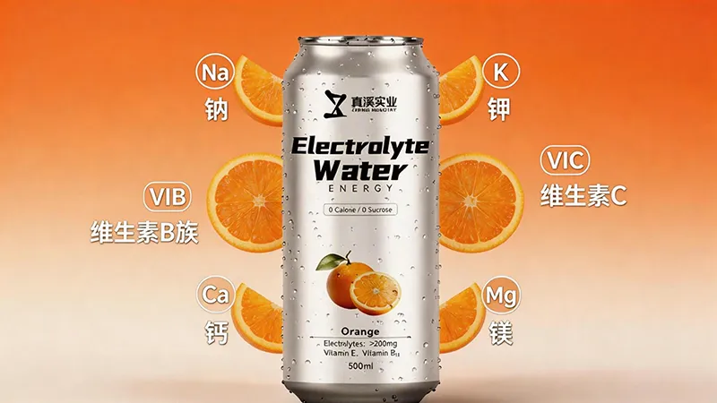 electrolyte ingredients in functional energy drink