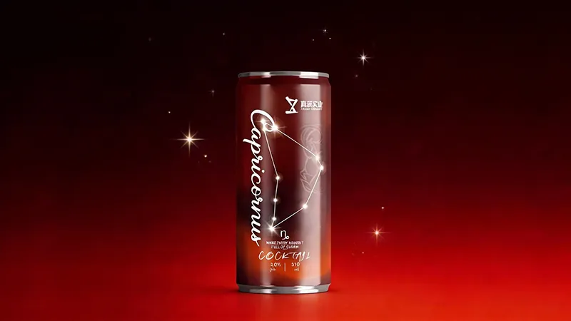 capricorn zodiac canned cocktail OEM manufacturer