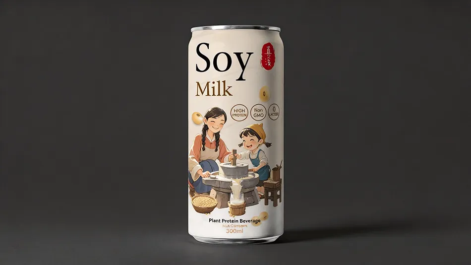 310ml canned soy milk OEM manufacturer