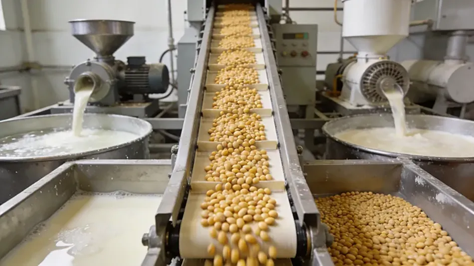 soybeans for plant based soy milk production
