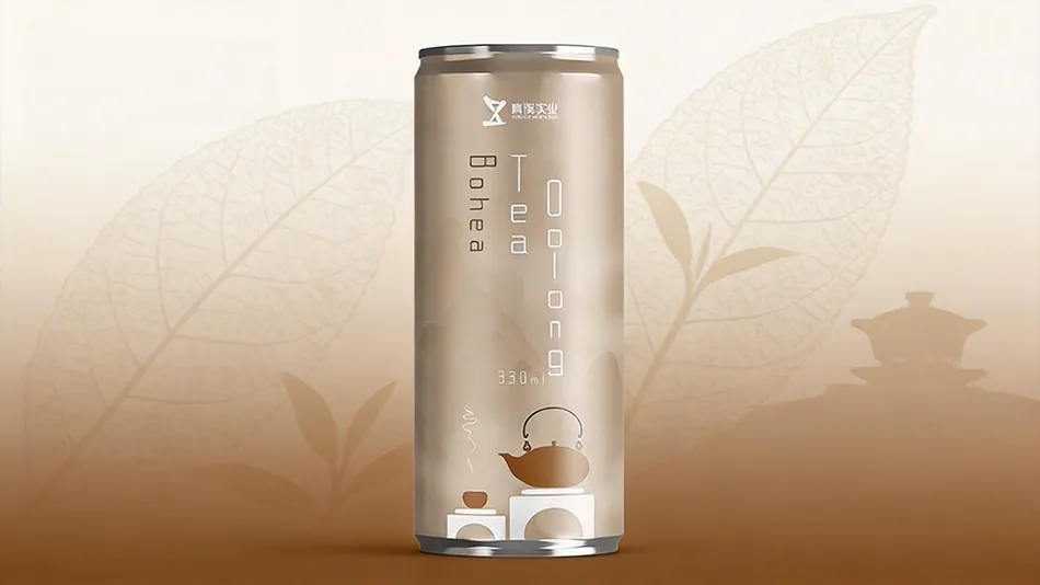 330ml canned Wuyi rock tea oolong tea RTD beverage OEM manufacturer China