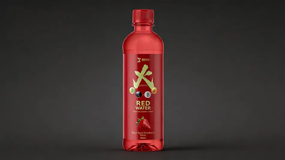 ZhenXi Strawberry Black Tea Energy Drink 500ml Bottled