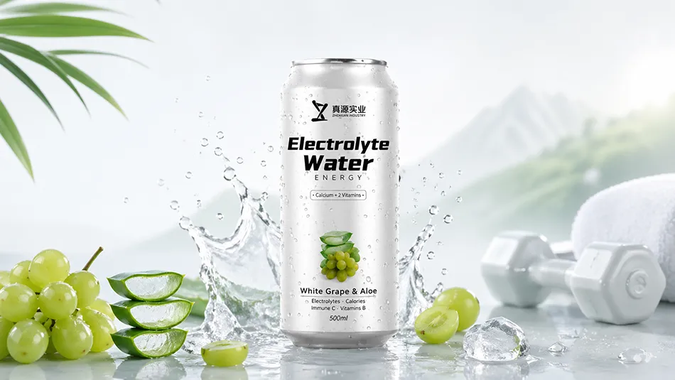 500ml Grape Aloe Flavor Canned Electrolyte Energy Drink