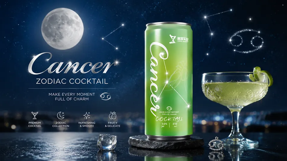 310ml Cancer zodiac canned cocktail premium RTD beverage