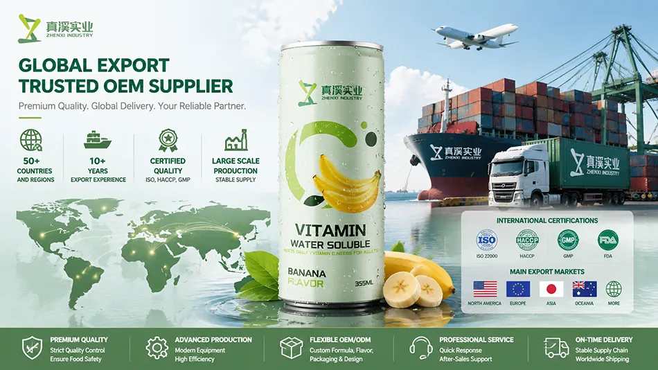 banana vitamin C energy drink export supplier for beverage brands worldwide