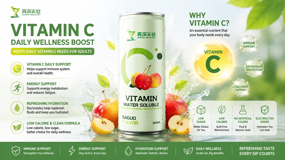 crabapple vitamin C energy drink with functional beverage benefits