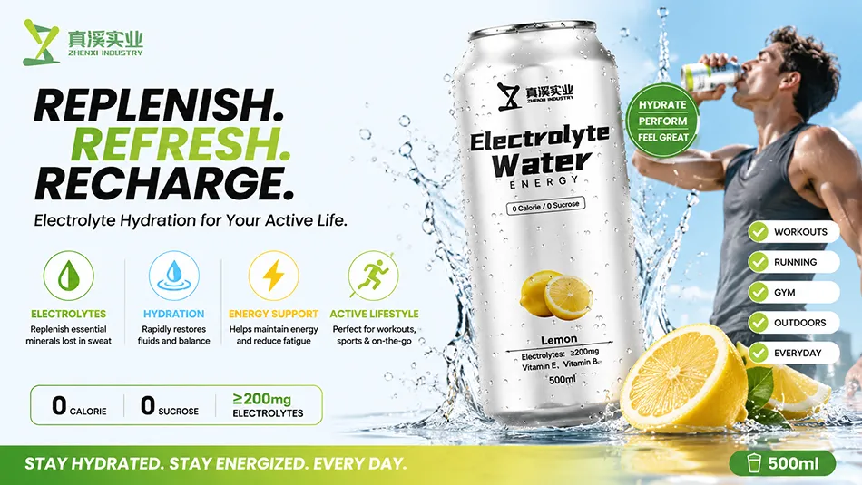 lemon electrolyte energy drink with hydration and energy support benefits