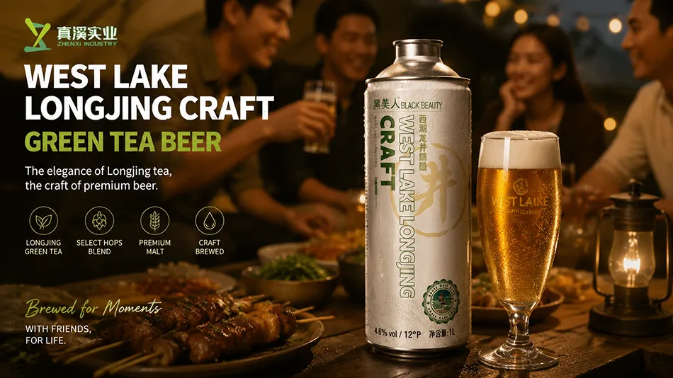 premium West Lake Longjing craft tea beer for social drinking occasions